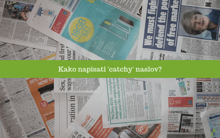 Kako napisati ‘catchy’ naslov?