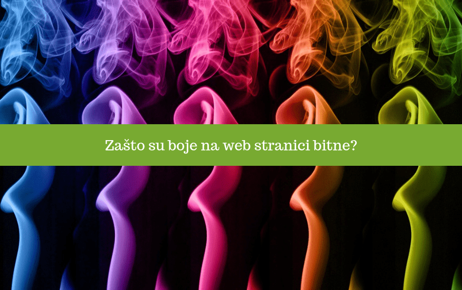 Zašto su boje na web stranici bitne?