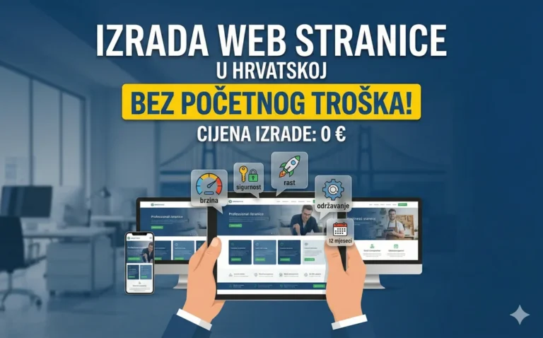Izrada web stranice — cijena od 0 € | TabarDI Osijek