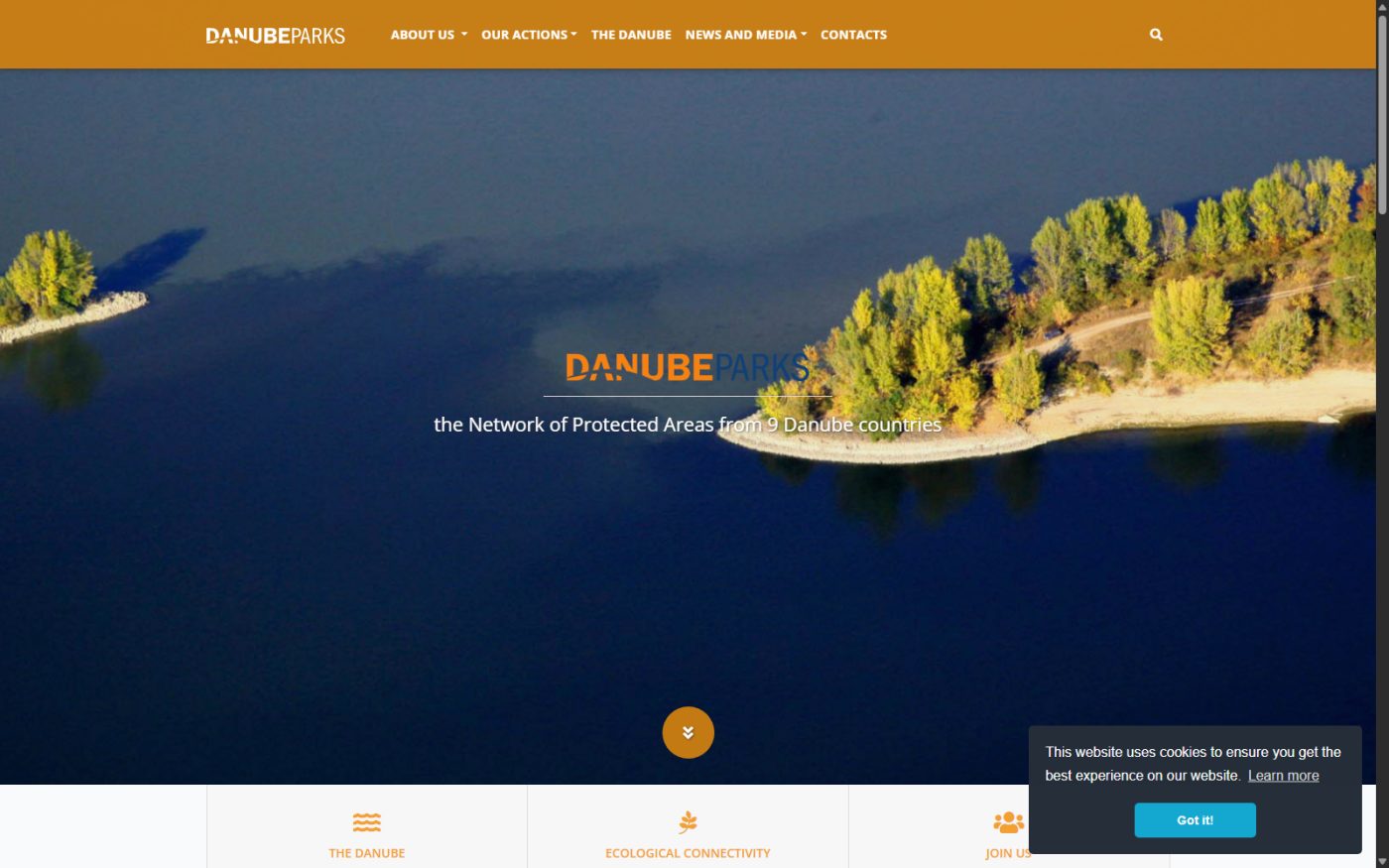 Danubeparks – Mreža zaštićenih područja — TabarDI portfolio projekt