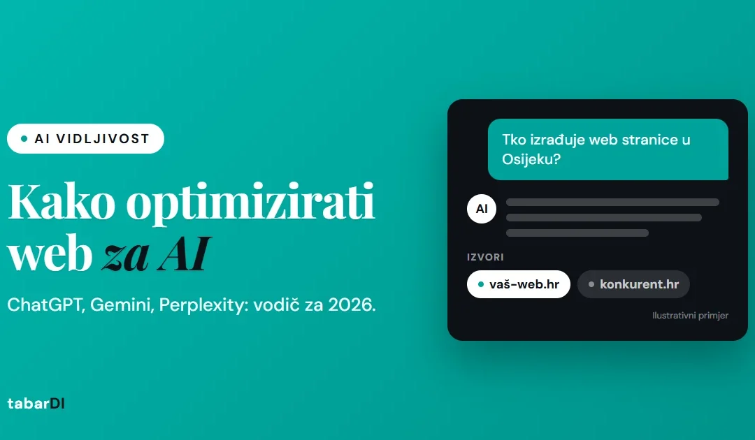 Kako optimizirati web stranicu za AI: vodič za 2026.