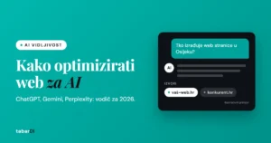 Kako optimizirati web stranicu za AI: vodič za 2026.
